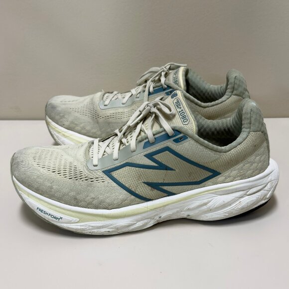 New Balance Fresh Foam X 1080 v14 Size 14 Running Shoes Pale Moss / New Spruce - Picture 1 of 11
